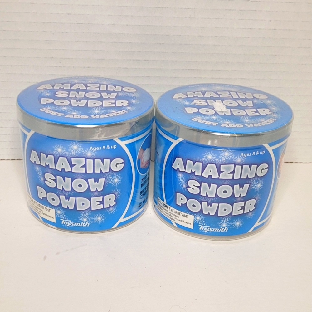 Amazing Snow Powder Lot Of Two Cans NWT